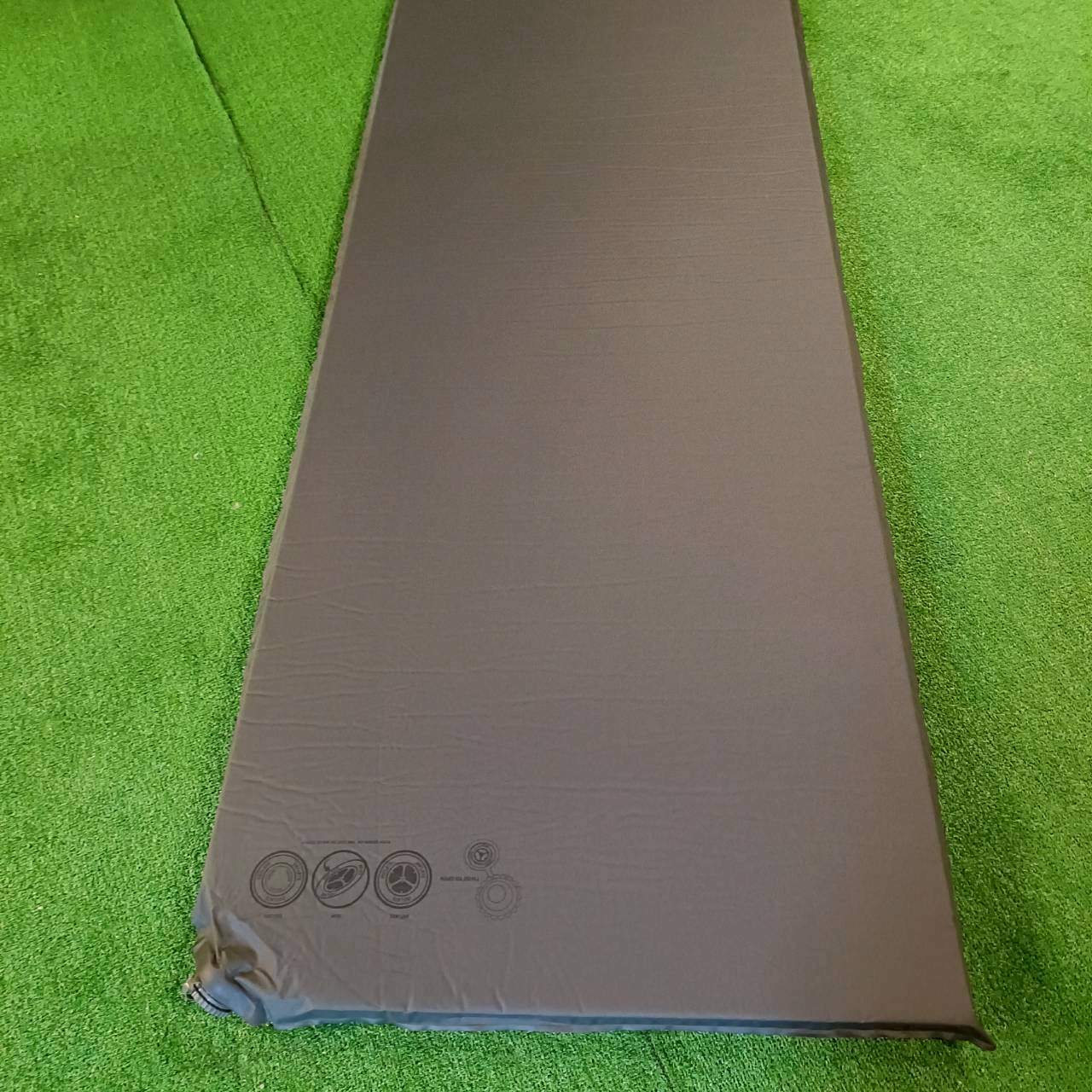 Hikenture(ハイケンチャー) インフレーターマット シングル(グレー)　約192×67×H5cm