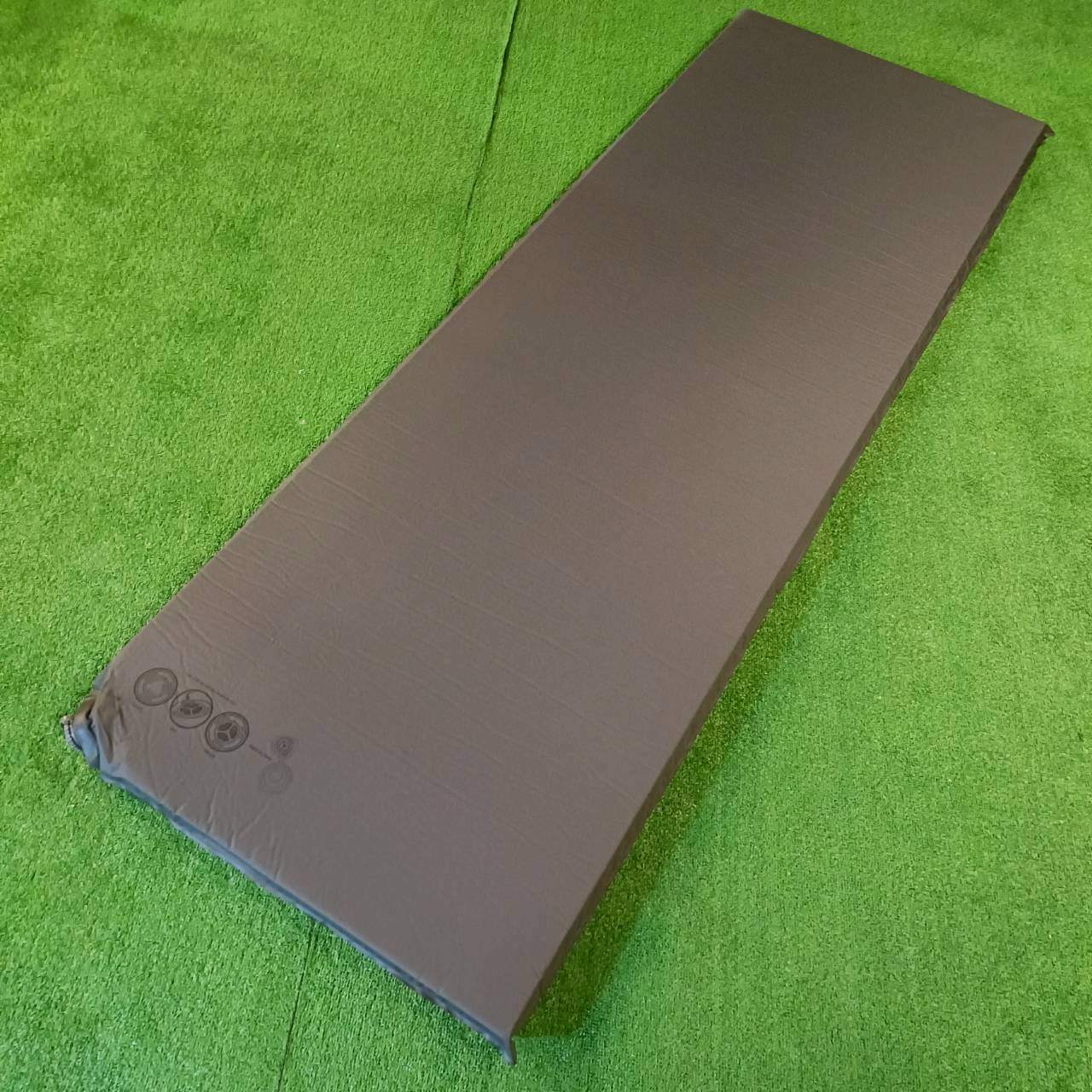 Hikenture(ハイケンチャー) インフレーターマット シングル(グレー)　約192×67×H5cm