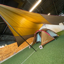 load image to gallery viewer, snow peak amenity dome S, snow peak/hexa L, MyCamp ground sheet/black (145 x 210) set
