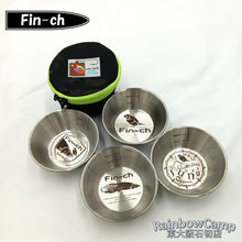 load image into gallery viewer, ◆Fin-ch Sierra Cup Anywhere (set of 4), Sierra Cup Anywhere Bag Set

