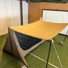 Load image to gallery viewer, OneTigris Poly Cotton TC Super Shelter Tent BLACK ORCA 2.0 Upgrade Edition Groundsheet Set
