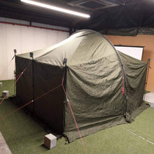 load image to gallery viewer, MINIMALWORKS Jack Shelter Plus (olive) with 3 sets of side poles (6 poles) *Center main pole is unbranded from another company (can be set up)
