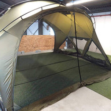画像をギャラリービューアに読み込む, TOMOUNT(トモウント) G moon tent X シェルターテント(カーキ)、ルーフフライ、TPUドア、メッシュドア、グランドシート付き
