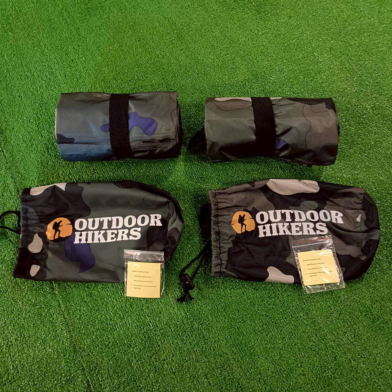Outdoor Hikers(アウトドアハイカーズ) マットレス・プロ(迷彩)　2個セット
