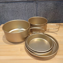 画像をギャラリービューアに読み込む, CAMELGEAR キャンピング アルミ食器5セット
