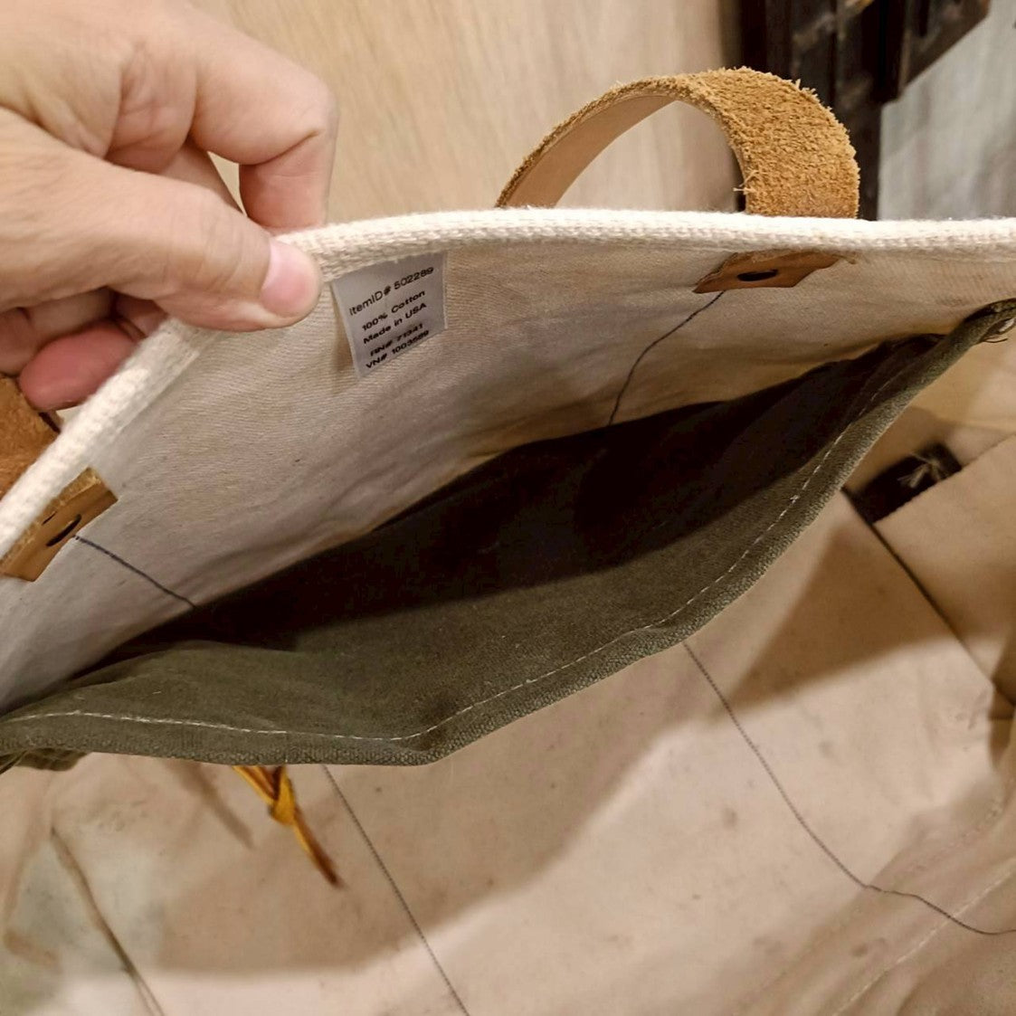 ◆L.L. Bean(エルエルビーン) Utility Waxed Boat and Tote (USA製) ※廃盤品