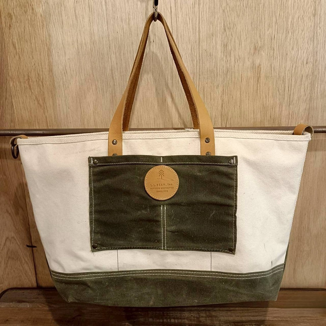 ◆L.L. Bean(エルエルビーン) Utility Waxed Boat and Tote (USA製) ※廃盤品
