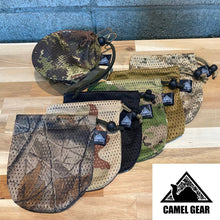 画像をギャラリービューアに読み込む, CAMELGEAR シェラカップケース メッシュ収納袋 カモフラージュ 迷彩　全7色
